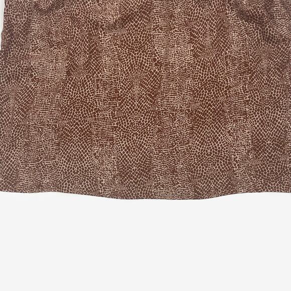 A New Day Animal Print Cami Size XXL Brown Plus Size Casual Earth Girl Summer - Picture 6 of 12